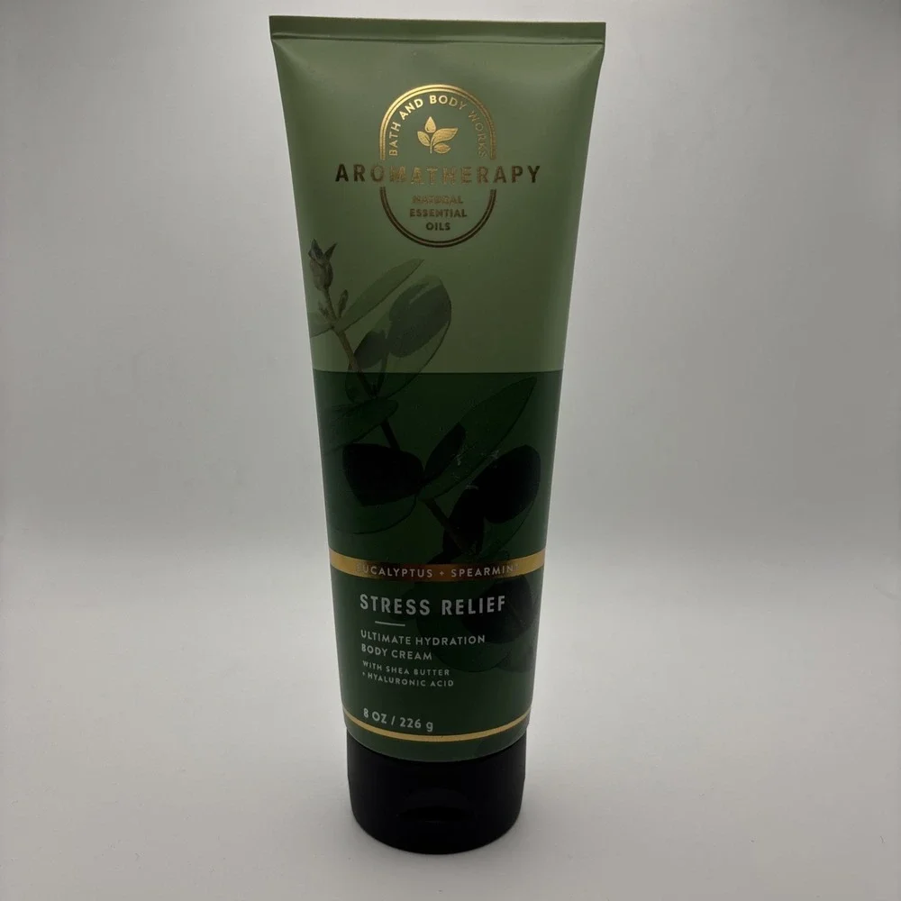 Bath & Body Works Aromatherapy Stress Relief Eucalyptus Spearmint Body Cream 8oz